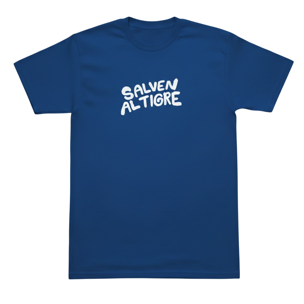 Camiseta Salven al Tigre - Azul