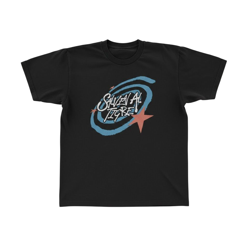 Camiseta Espiral Salven al Tigre - Negra